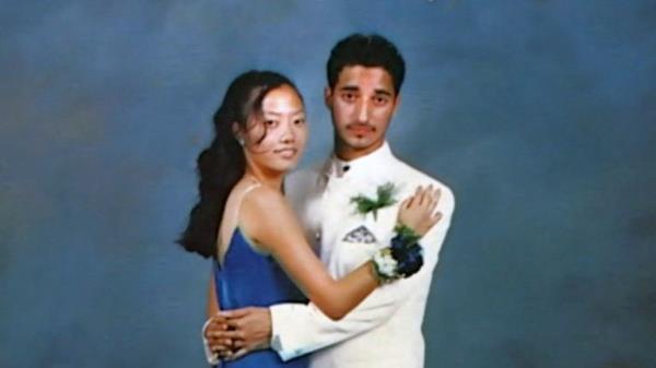 Adnan and Hae Min Lee at prom. Image from The Case Against Adnan Syed. Pic Pic: HBO/ Sky Atlantic/ NOW TV