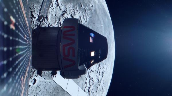 看哪!美国宇航局的阿尔忒弥斯1号猎户座近距离飞越月球