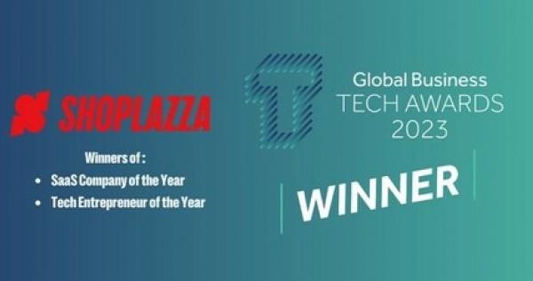 Shoplazza及其首席执行官Jeff Li荣获全球商业技术奖最高荣誉